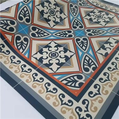 Mosaic heebrea disain libisemisvastane UV-printimine PVC-nahkpõrandad